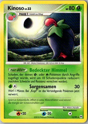 Pokémon-Karte Kinoso 15/99 Arceus