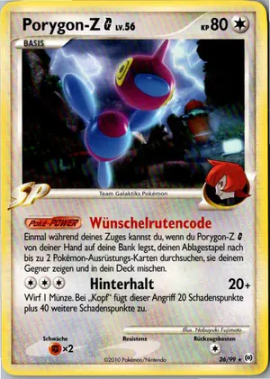 Porygon-Z 26/99 Arceus – Vorderseite