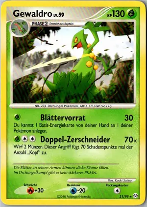 Pokémon-Karte Gewaldro 31/99 Arceus