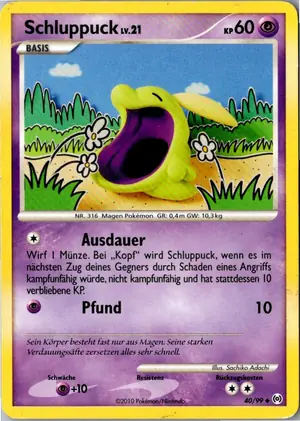 Schluppuck Exemplar 1,95 €