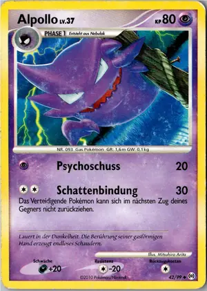 Pokémon-Karte Alpollo 42/99 Arceus