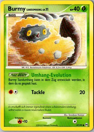 Burmy Sandumhang Exemplar 2,25 €
