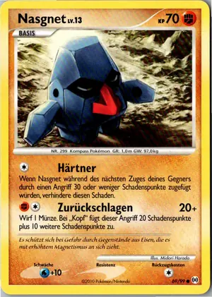 Pokémon-Karte Nasgnet 69/99 Arceus