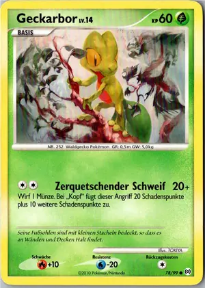 Pokémon-Karte Geckarbor 78/99 Arceus