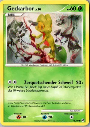 Geckarbor Exemplar 2,25 €