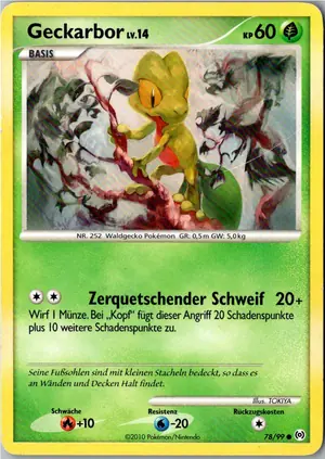 Geckarbor Exemplar 2,25 €