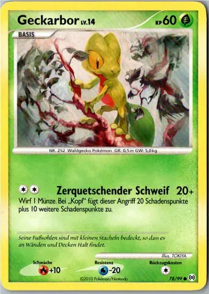 Geckarbor Exemplar 2,25 €