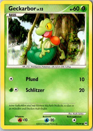 Pokémon-Karte Geckarbor 79/99 Arceus