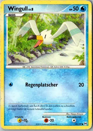 Pokémon-Karte Wingull 81/99 Arceus