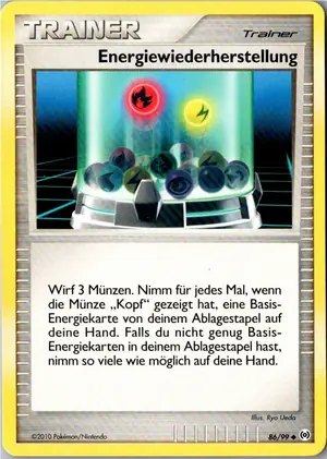 Pokémon-Karte Energiewiederherstellung 86/99 Arceus