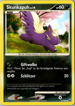 Skunkapuh Exemplar 2,25 €