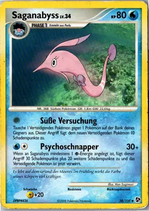 Pokémon-Karte Saganabyss 38/106 Epische Begegnungen