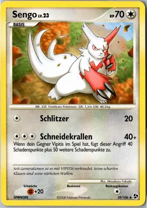 Pokémon-Karte Sengo 59/106 Epische Begegnungen