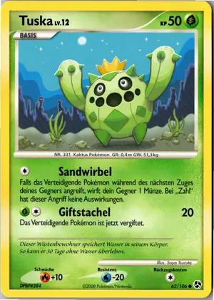 Pokémon-Karte Tuska 62/106 Epische Begegnungen