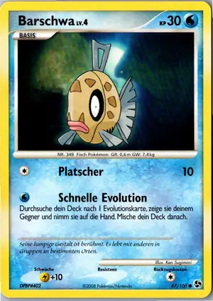 Pokémon-Karte Barschwa 67/106 Epische Begegnungen