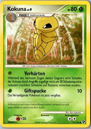 Pokémon-Karte Kokuna 73/106 Epische Begegnungen