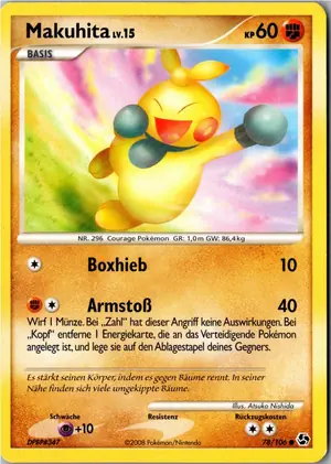 Pokémon-Karte Makuhita 78/106 Epische Begegnungen