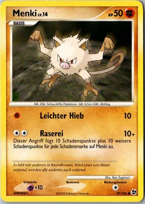 Pokémon-Karte Menki 79/106 Epische Begegnungen