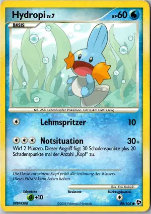 Pokémon-Karte Hydropi 80/106 Epische Begegnungen