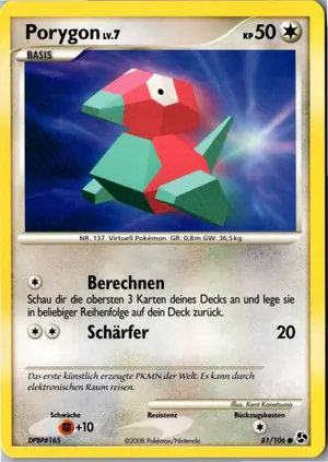 Porygon Exemplar 1,95 €