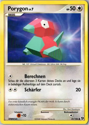 Porygon Exemplar 1,95 €