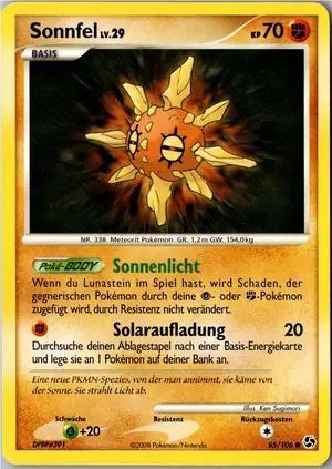 Pokémon-Karte Sonnfel 85/106 Epische Begegnungen