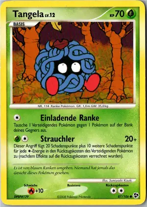Pokémon-Karte Tangela 87/106 Epische Begegnungen