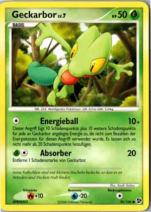 Pokémon-Karte Geckarbor 90/106 Epische Begegnungen