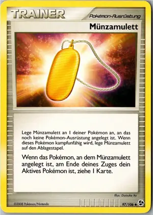 Pokémon-Karte Münzamulett 97/106 Epische Begegnungen