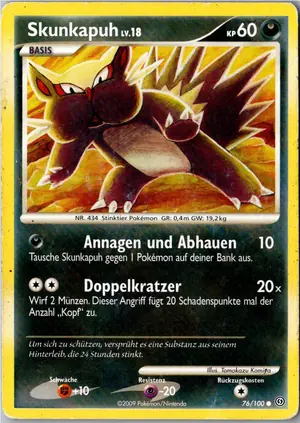 Skunkapuh Exemplar 2,25 €