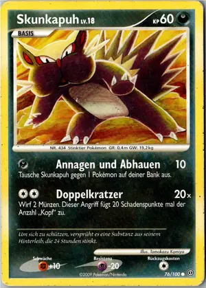 Skunkapuh Exemplar 2,25 €
