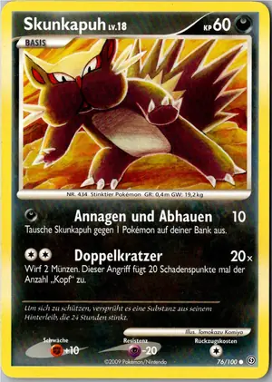 Skunkapuh Exemplar 2,25 €