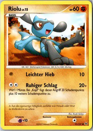 Riolu Exemplar 1,95 €