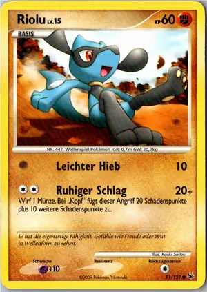 Riolu Exemplar 1,95 €