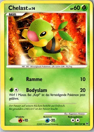 Pokémon-Karte Chelast 101/127 Platin