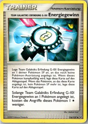 Pokémon-Karte Energiegewinn 116/127 Platin