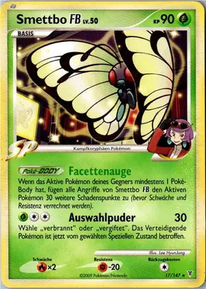 Pokémon-Karte Smettbo 17/147 Ultimative Sieger