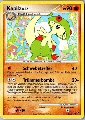 Pokémon-Karte Kapilz 52/147 Ultimative Sieger