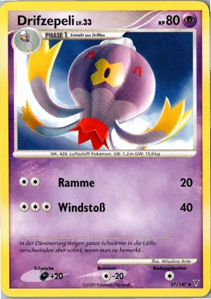 Pokémon-Karte Drifzepeli 57/147 Ultimative Sieger