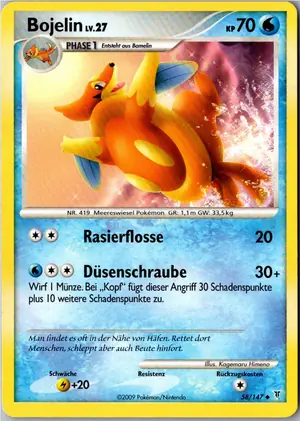 Pokémon-Karte Bojelin 58/147 Ultimative Sieger