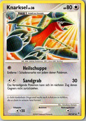 Pokémon-Karte Knarksel 59/147 Ultimative Sieger