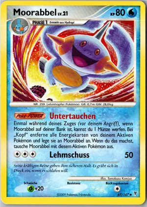 Pokémon-Karte Moorabbel 67/147 Ultimative Sieger