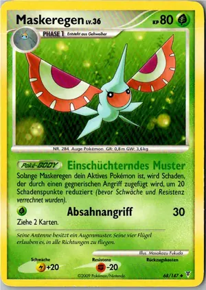 Pokémon-Karte Maskeregen 68/147 Ultimative Sieger