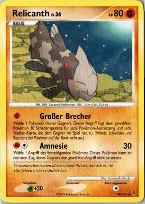 Pokémon-Karte Relicanth 79/147 Ultimative Sieger
