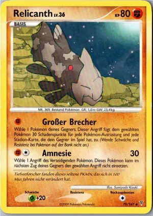 Relicanth Exemplar 1,95 €