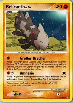 Relicanth Exemplar 1,95 €