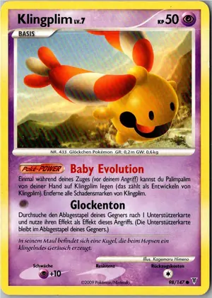 Pokémon-Karte Klingplim 98/147 Ultimative Sieger