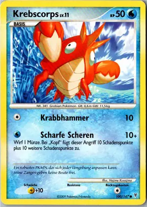 Krebscorps Exemplar 1,45 €