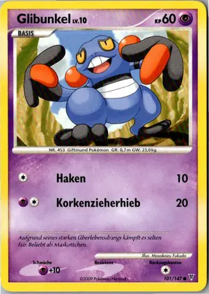 Pokémon-Karte Glibunkel 101/147 Ultimative Sieger