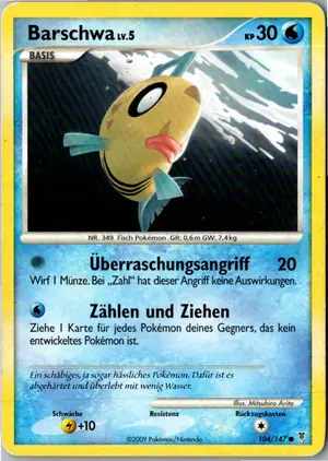 Pokémon-Karte Barschwa 104/147 Ultimative Sieger